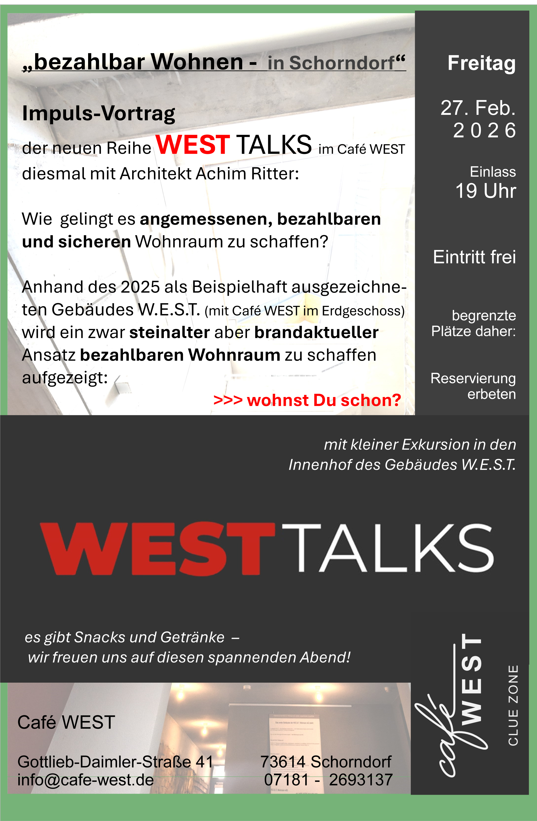 WEST Talks